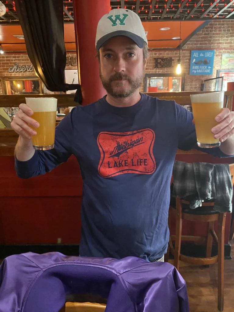 Guy Holding Beers