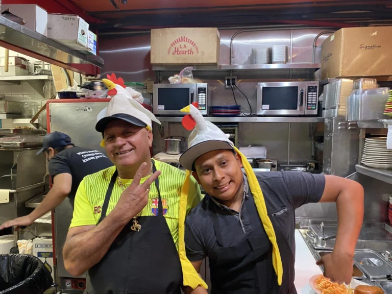 Kitchen staffs